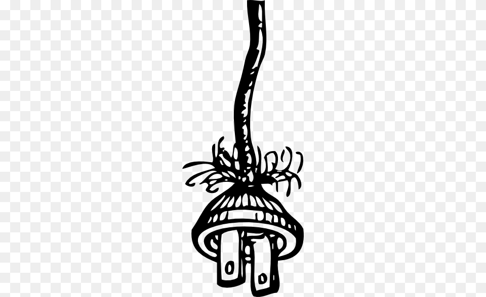 Free Vector Frayed Plug Electric Hazard Clip Art, Plant, Root, Smoke Pipe, Water Png Image