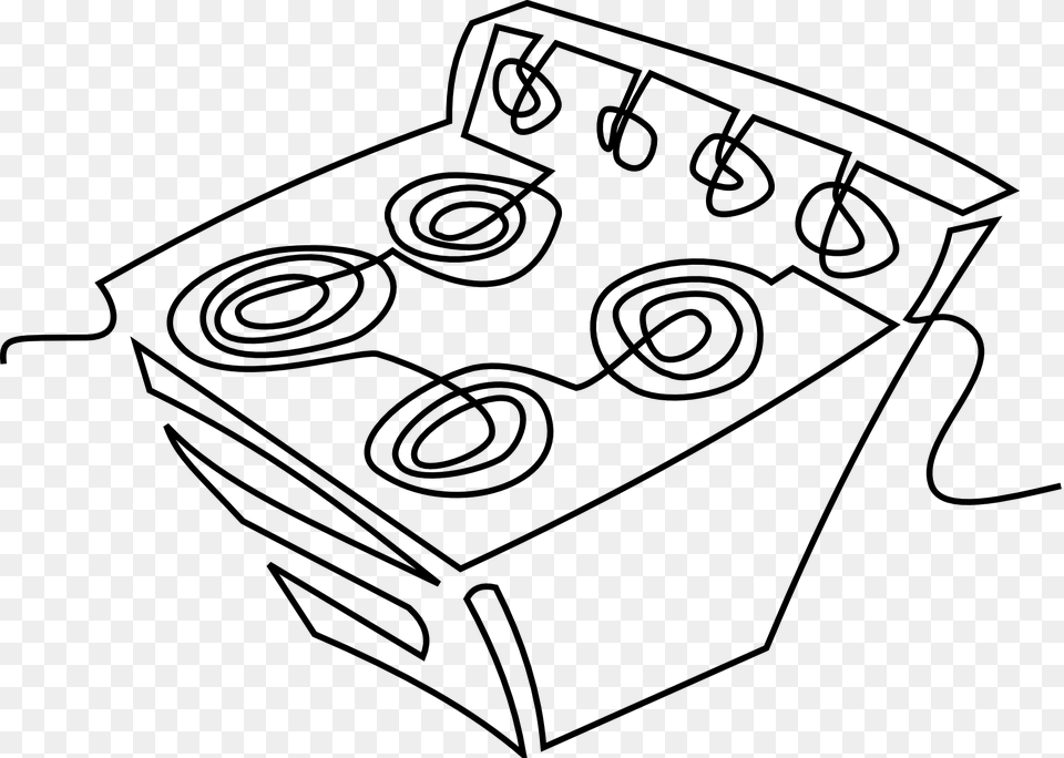 Free Vector Graphic Stove Kitchen On Clipart Cocina Imagen, Gray Png Image