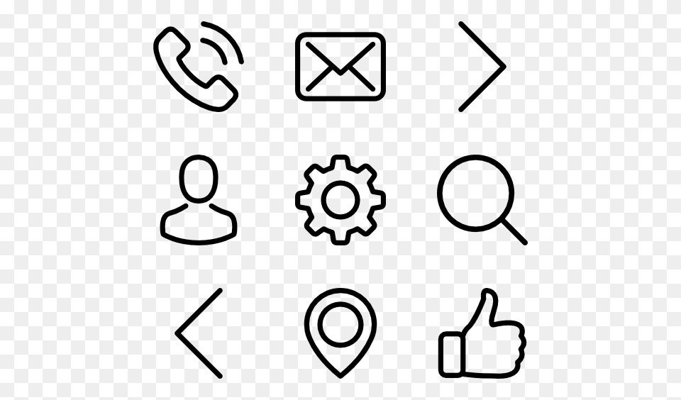 Vector Icons, Gray Free Png Download
