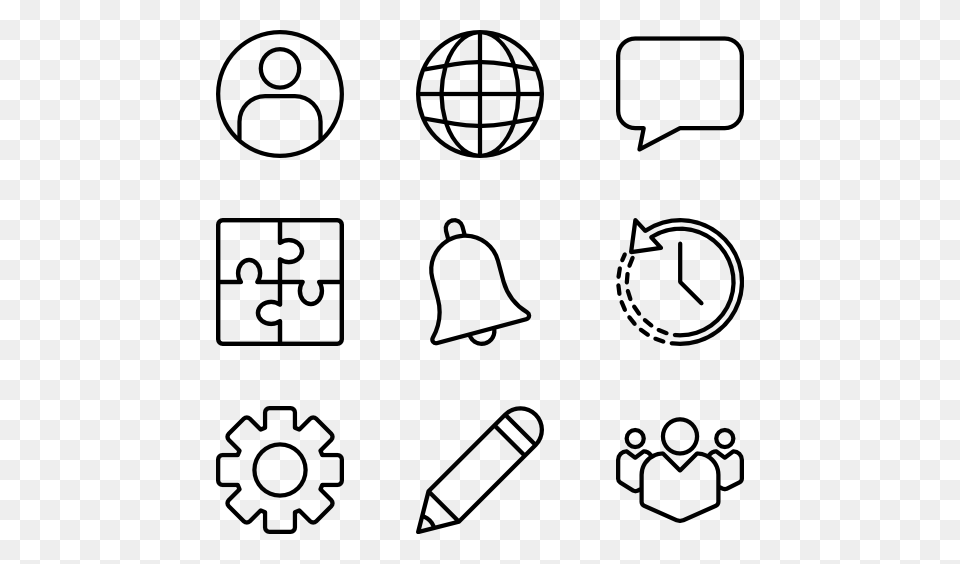 Free Vector Icons, Gray Png Image