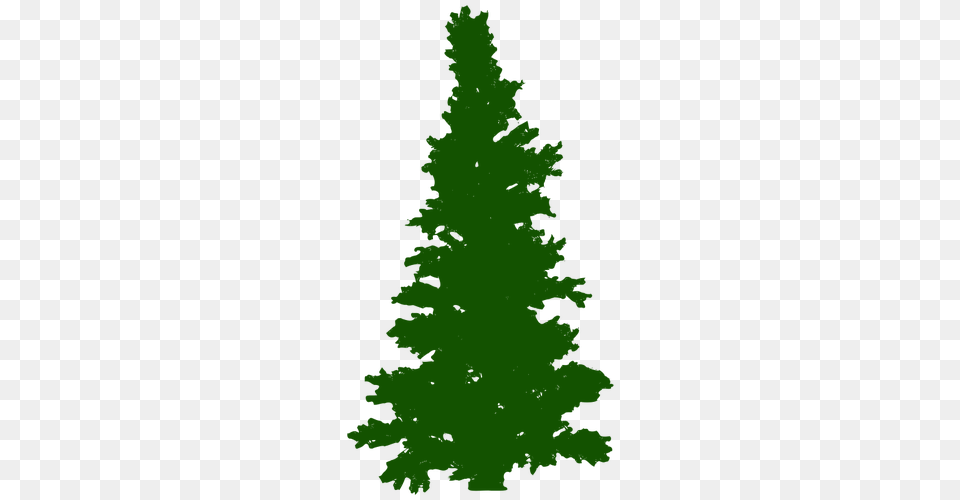 Vector Pine Tree Silhouette, Plant, Fir, Green, Person Free Png Download