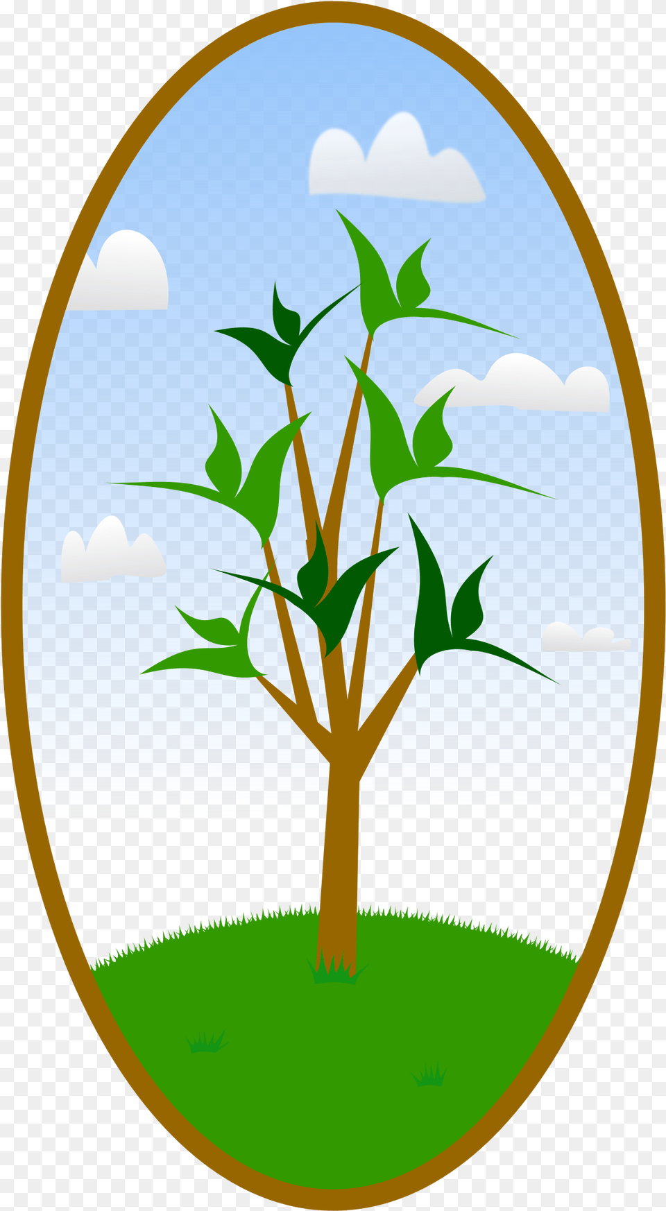 Free Vector Tree Clipart Picture Transparent Landscaping, Leaf, Plant, Grass, Art Png Image