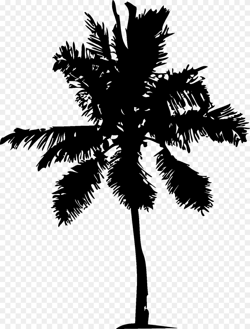 Vector Tree Silhouettes, Palm Tree, Plant, Silhouette, Animal Free Png Download