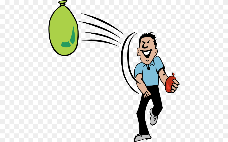 Vector Water Balloon Throw Clip Art Clip Art Water Balloons, Person, Juggling, Clothing, Footwear Free Png Download