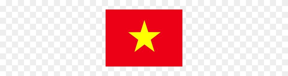 Vietnam Flag Country Nation Union Empire Icon Download, Star Symbol, Symbol Free Png