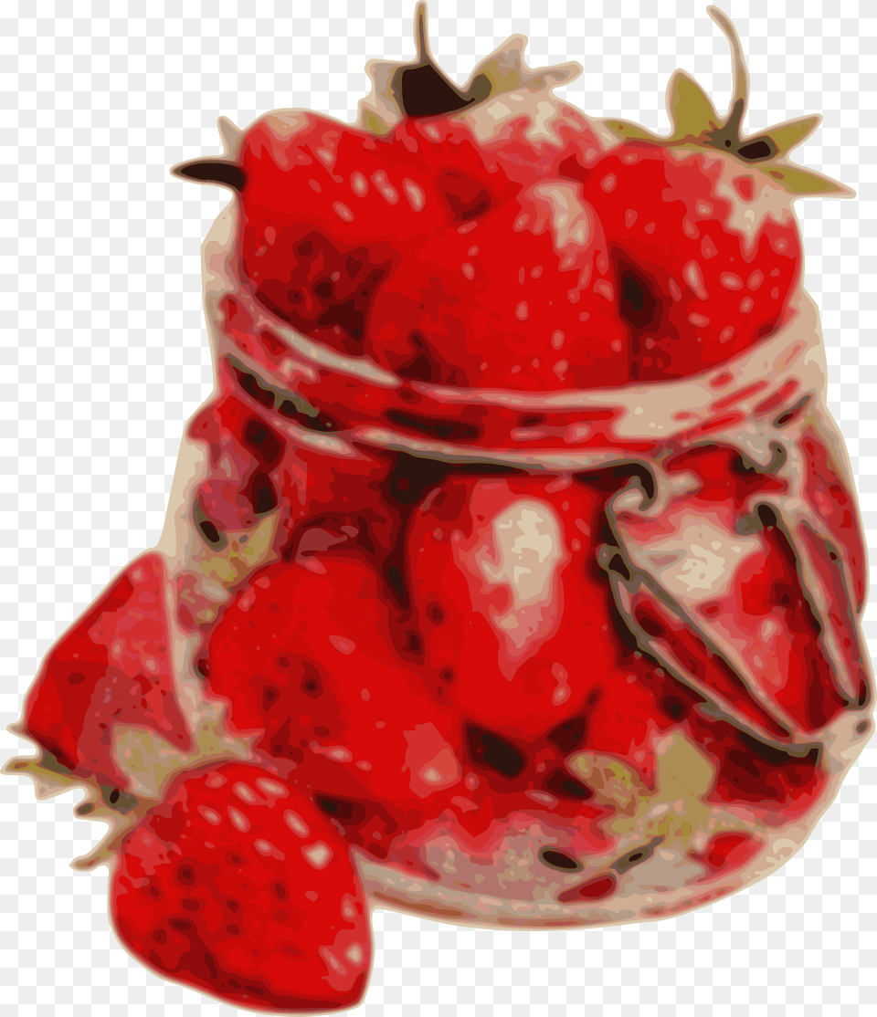 Wallpaper, Strawberry, Produce, Plant, Jar Free Png