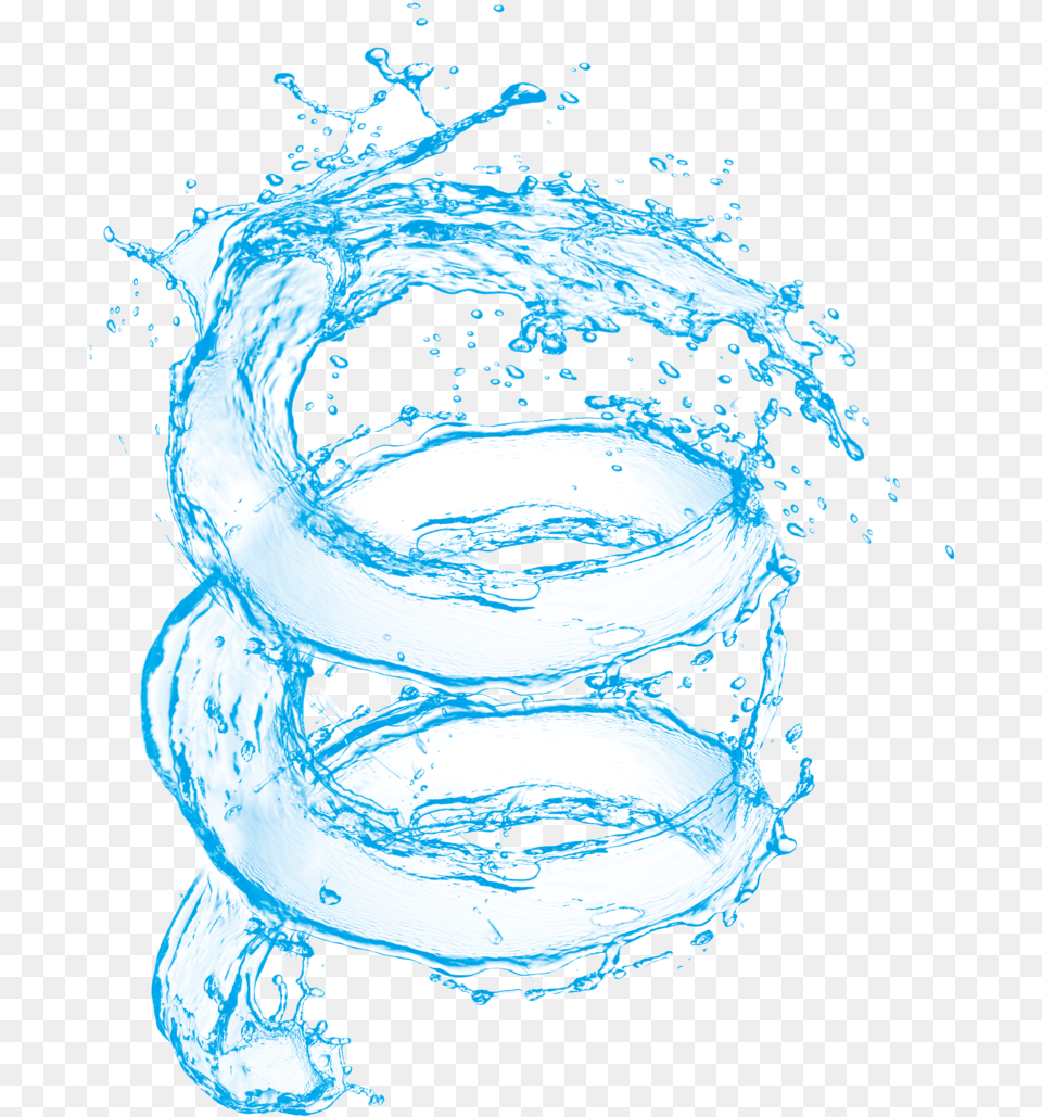 Water Drop Splash Match Cool Spiral, Coil Free Png