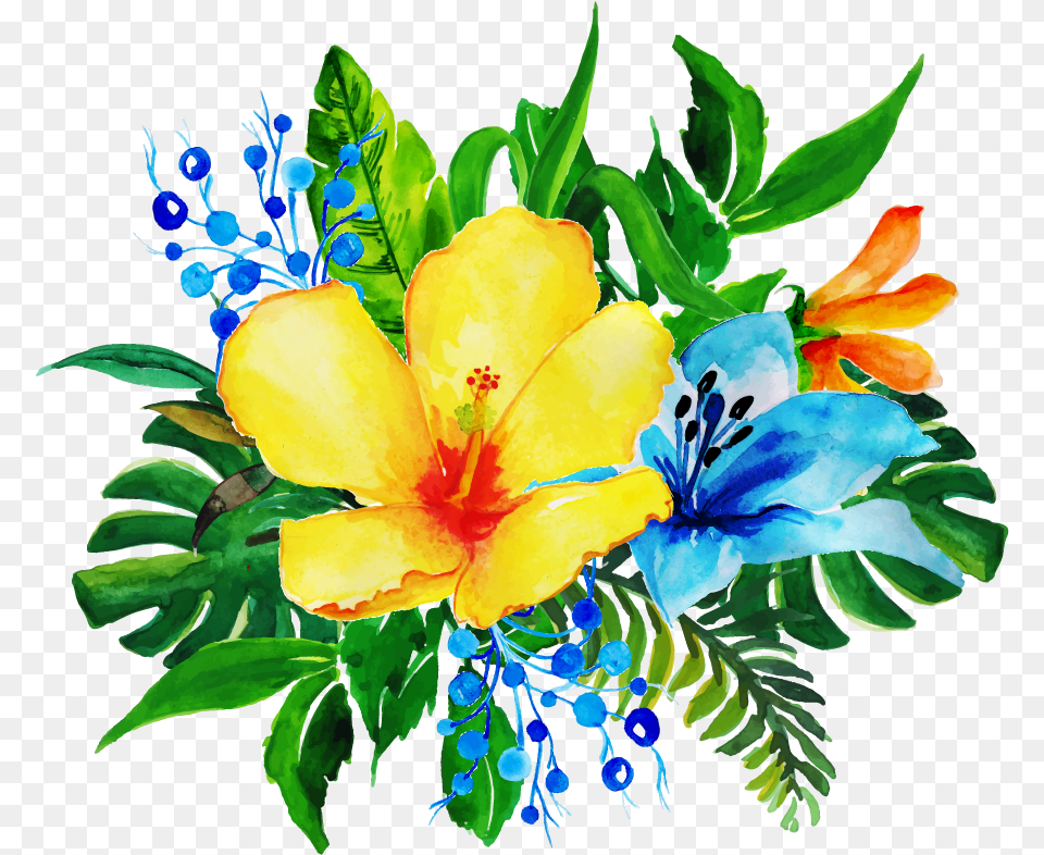 Watercolor Floral Bunch Konfest Welcome Nature, Flower, Flower Arrangement, Flower Bouquet, Plant Free Transparent Png