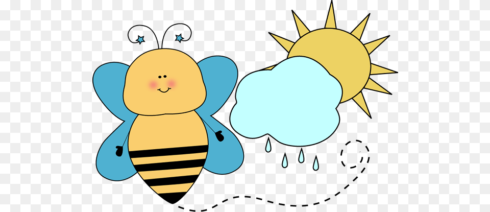 Free Weather Clipart, Animal, Invertebrate, Insect, Honey Bee Png Image