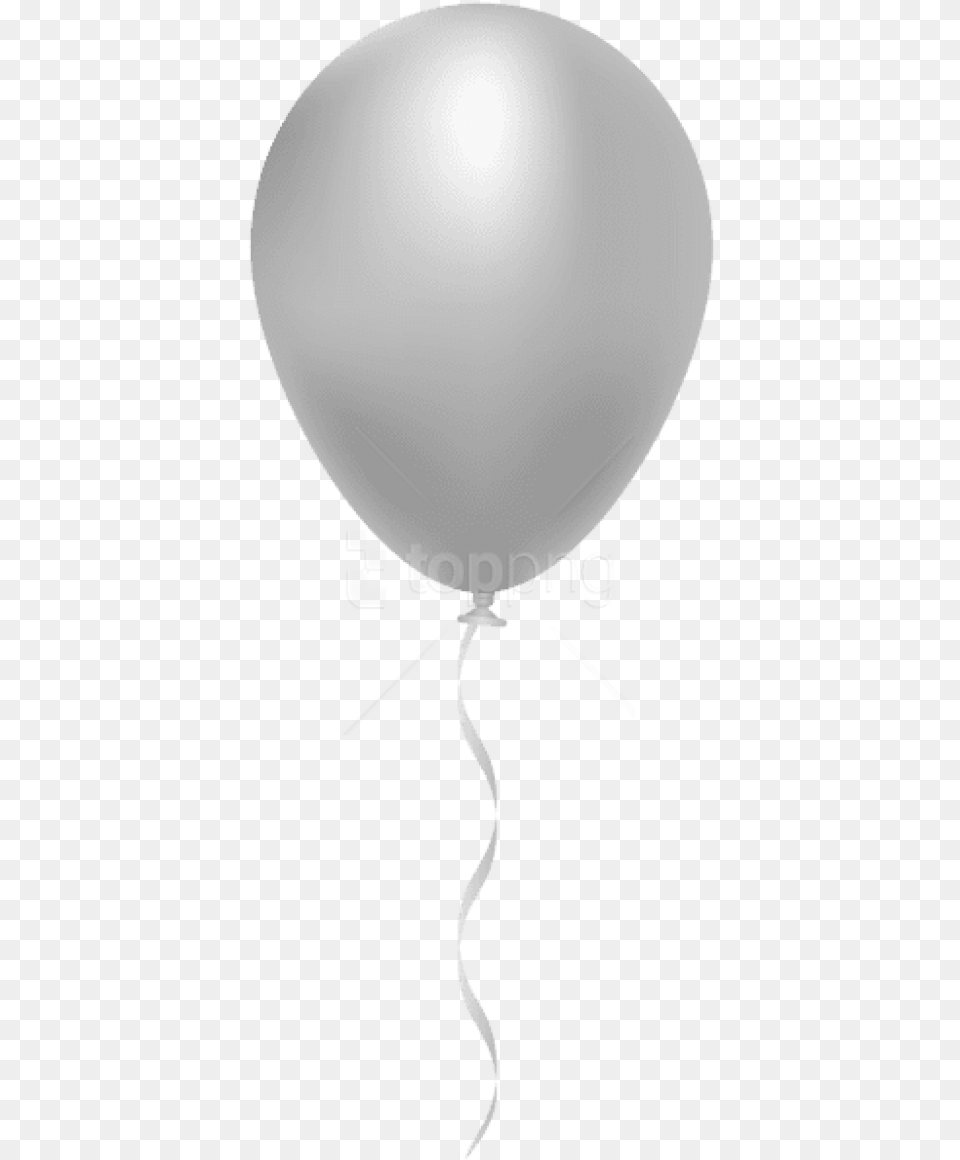 Free White Balloon Transparent Transparent White Balloon Png Image