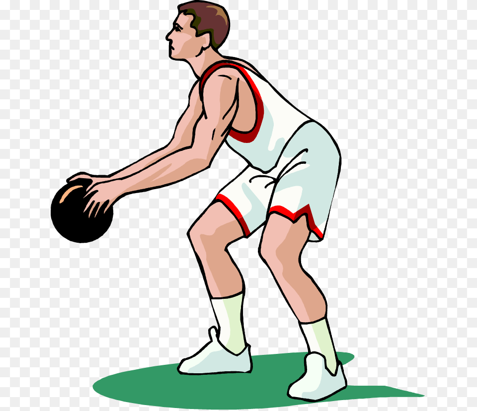 White Basketball Player Vector Clip Art Image Sports Clip Art Clothing, Shorts, Person, Face Free Png