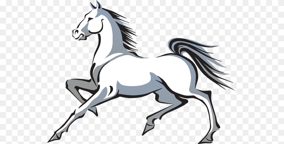 Free White Horse Clip Art And Poem Free White Horse Clip Art, Animal, Mammal, Adult, Female Png