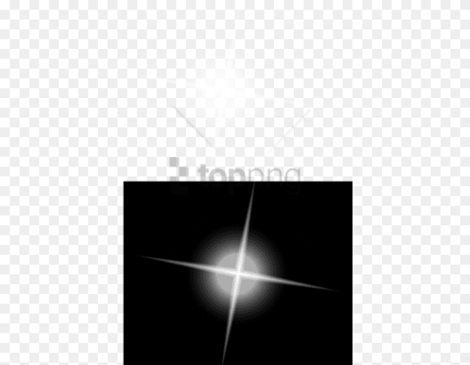 White Lens Flare Image With Transparent Monochrome, Light, Lighting Free Png Download