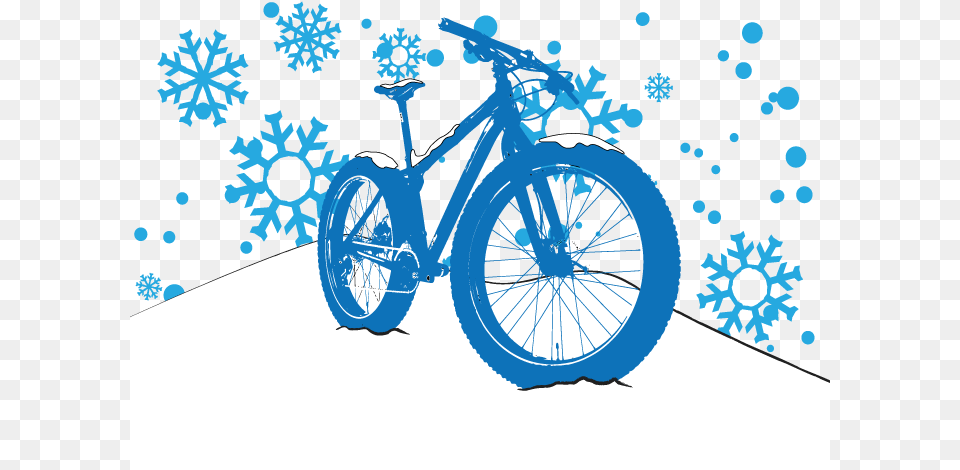 Free Winter Bicycle Clipart, Wheel, Machine, Nature, Outdoors Png