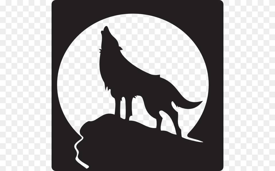 Free Wolf Clipart Free Clipart Download, Silhouette, Animal, Coyote, Mammal Png Image