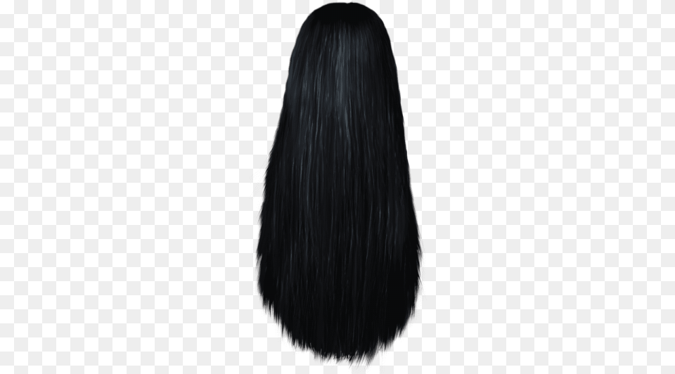 Free Women Hair Transparent Long Straight Hair, Black Hair, Person, Adult, Bride Png Image
