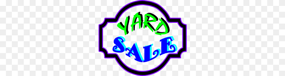 Free Yard Sale Clip Art Clipart Clean Yard Sale, Light, Neon, Ammunition, Grenade Png Image