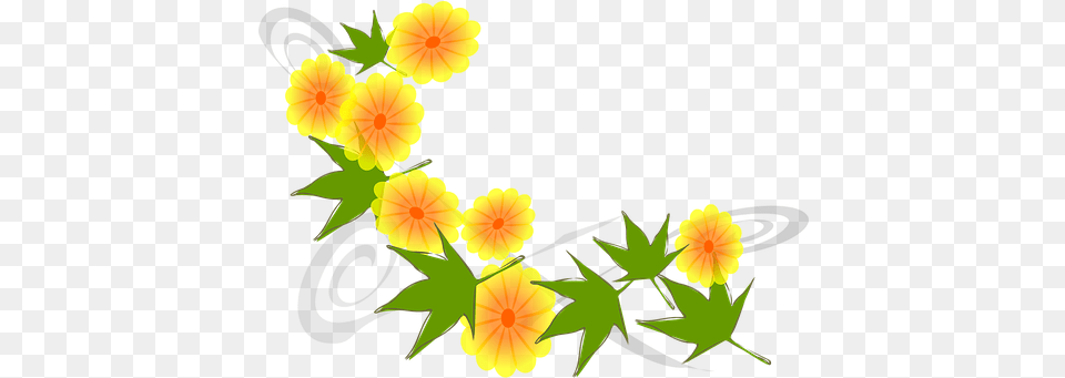 Yellow Flowers U0026 Flower Vectors Pixabay Flores Amarelas Desenho, Plant, Petal, Art, Floral Design Free Transparent Png