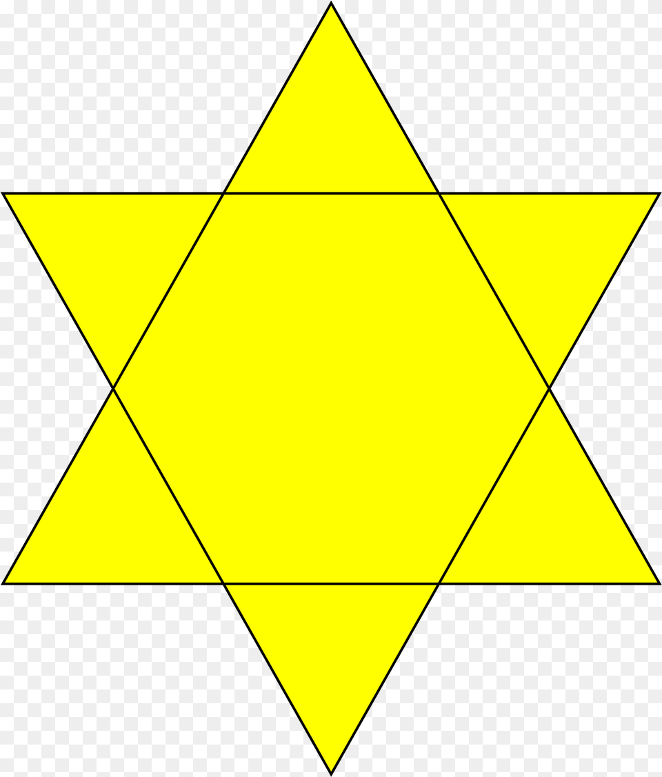 Yellow Star Clip Art Yellow And Blue Jewish Star, Symbol, Star Symbol, Bow, Weapon Free Png Download
