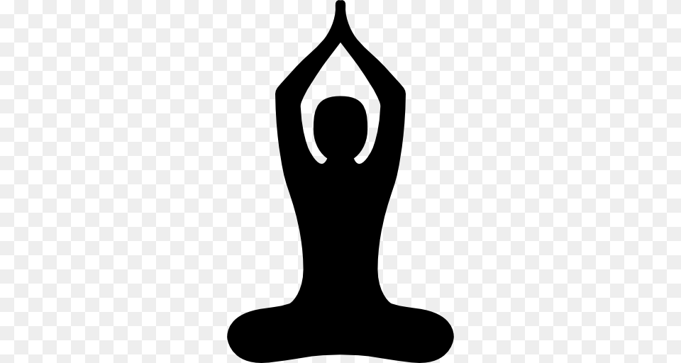 Free Yoga Transparent Yoga, Silhouette, Stencil, Person Png
