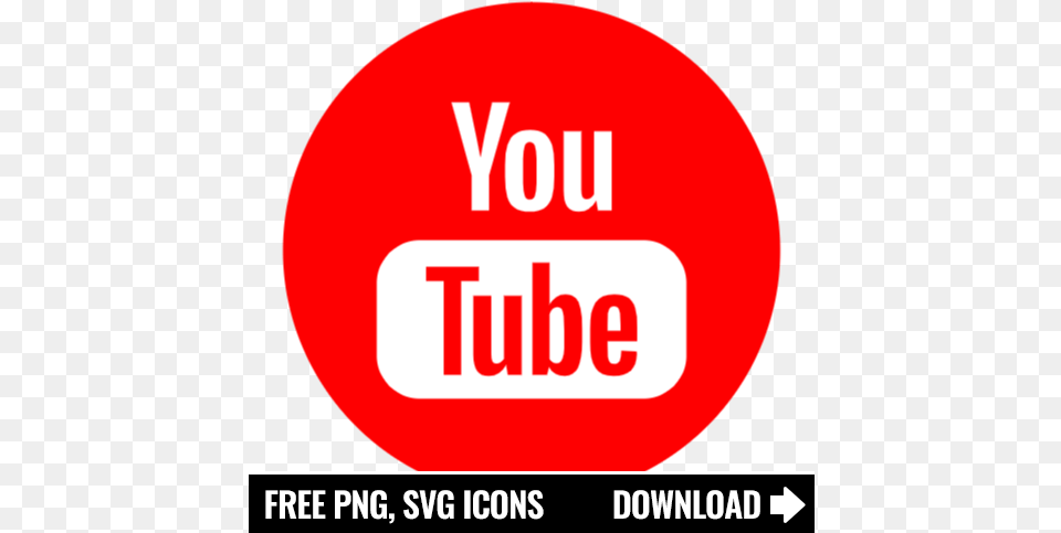 Youtube Logo Icon Symbol Youtube Vector, Sign, Food, Ketchup Free Transparent Png