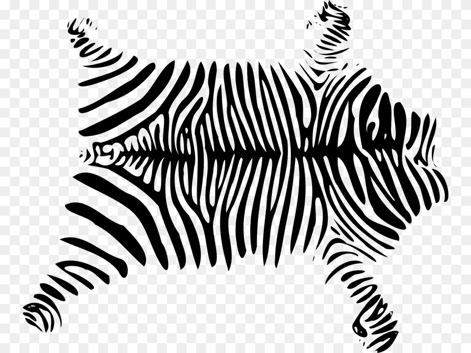 Zebra Clipart 17 Animal Skin Clipart, Gray Free Png