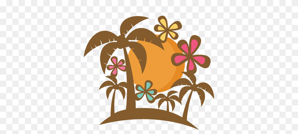 Freebie Of The Day Tropical Scene Digital, Art, Floral Design, Graphics, Leaf Free Transparent Png