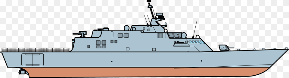 Freedom Class Lcs Profile, Cruiser, Destroyer, Military, Navy Free Png