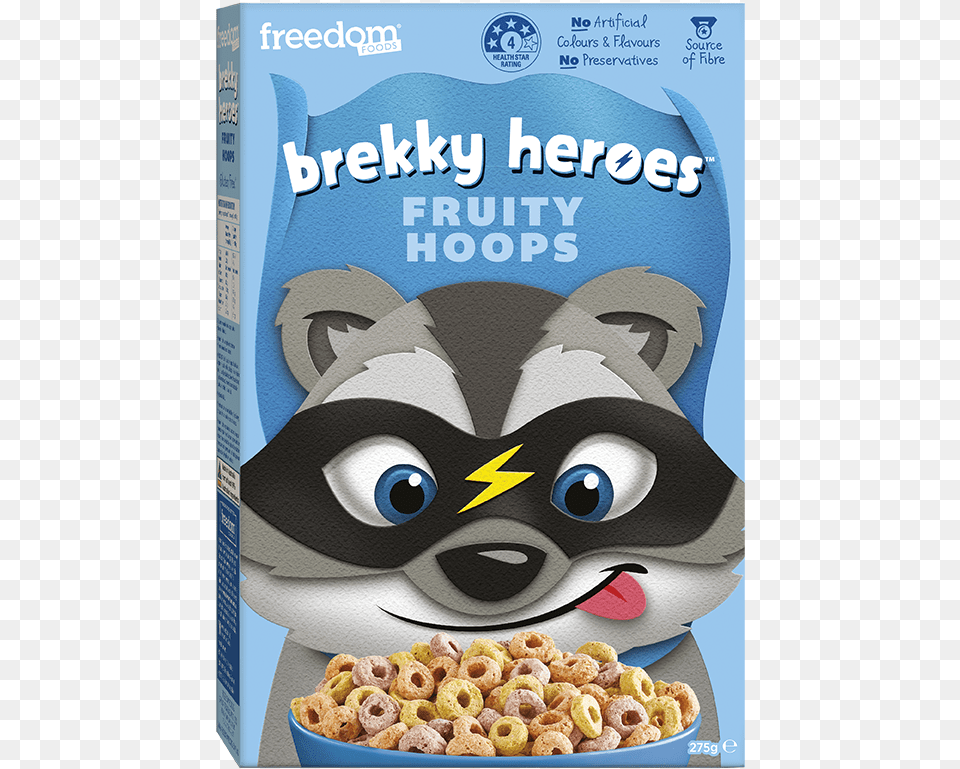 Freedom Foods Brekky Heroes, Advertisement, Poster, Food, Snack Png