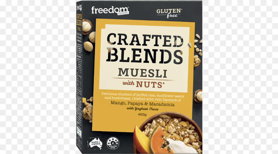 Freedom Foods Crafted Blends, Advertisement, Poster, Food, Produce Png Image