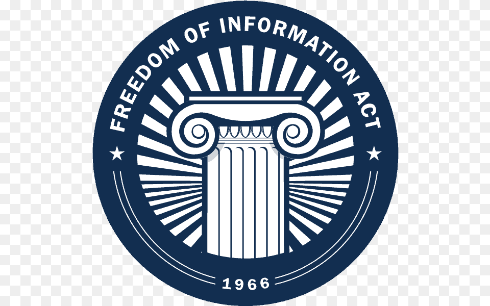 Freedom Of Information Act And Right To Foia America, Emblem, Symbol, Blackboard Png Image