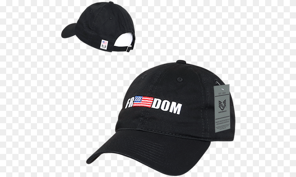 Freedom Usa Flag Cap Baseball Cap, Baseball Cap, Clothing, Hat Png Image