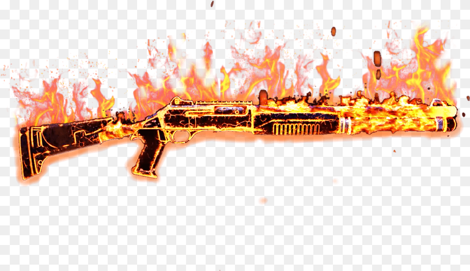 Freefire Garena Ff Garenafreefire Fire Fire Shotgun, Firearm, Gun, Rifle, Weapon Png Image