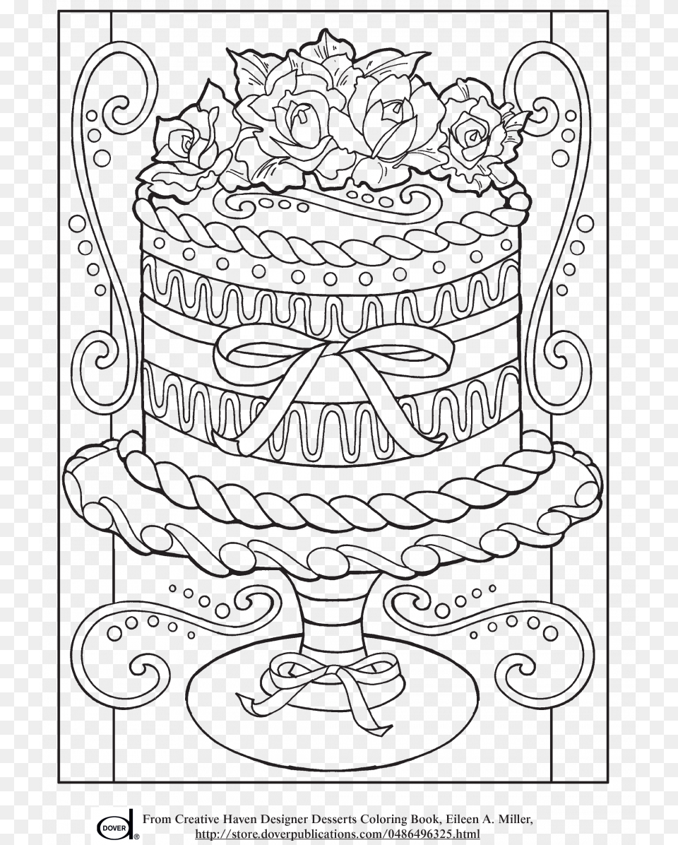 Freeintable Adult Coloring Pages Wedding Cake Art Easter Hard Cakes Coloring Pages, Emblem, Symbol, Architecture, Pillar Png