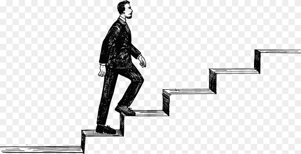Freelance Man Walking Illustration, Architecture, Building, Handrail, House Free Png