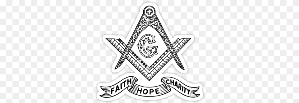 Freemason Charity Faith Hope Charity Mason, Badge, Emblem, Logo, Symbol Free Png Download