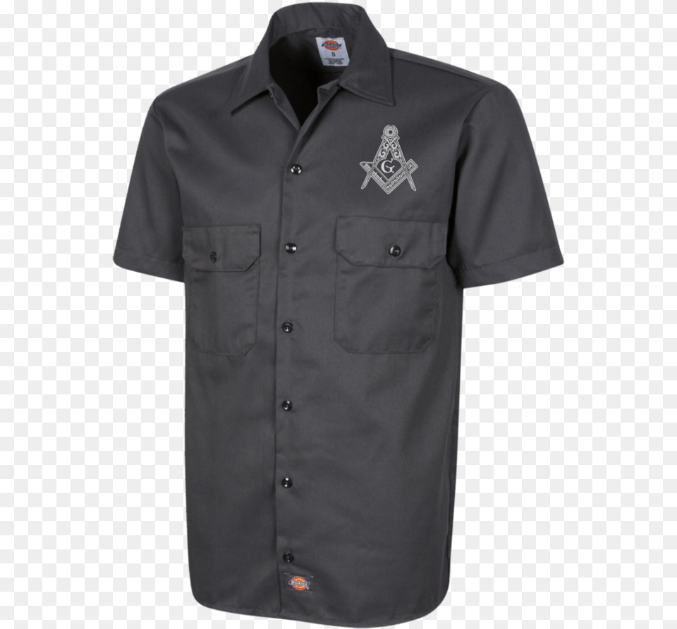 Freemason Workshirt 2019 Dickies Biker Work Shirts, Clothing, Coat, Shirt, Dress Shirt Free Png Download