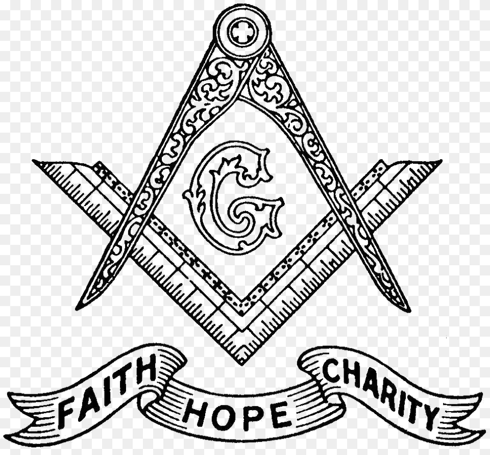 Freemasonry Symbol Faith Hope Charity, Logo, Emblem, Animal, Fish Png