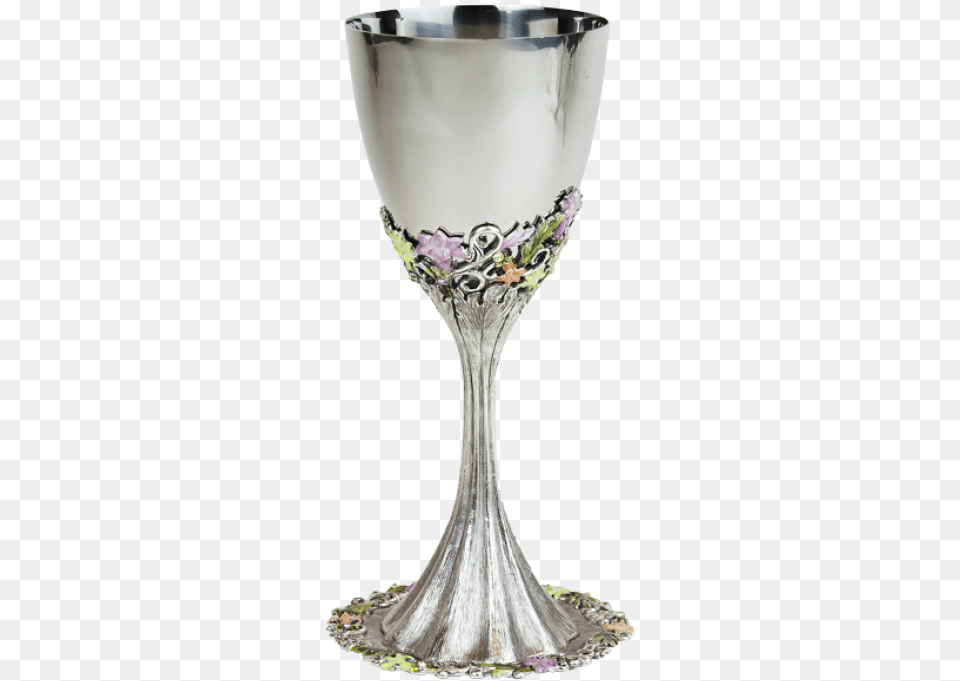 Freesia Kiddush Cup Amp Tray Champagne Stemware, Glass, Goblet Free Png