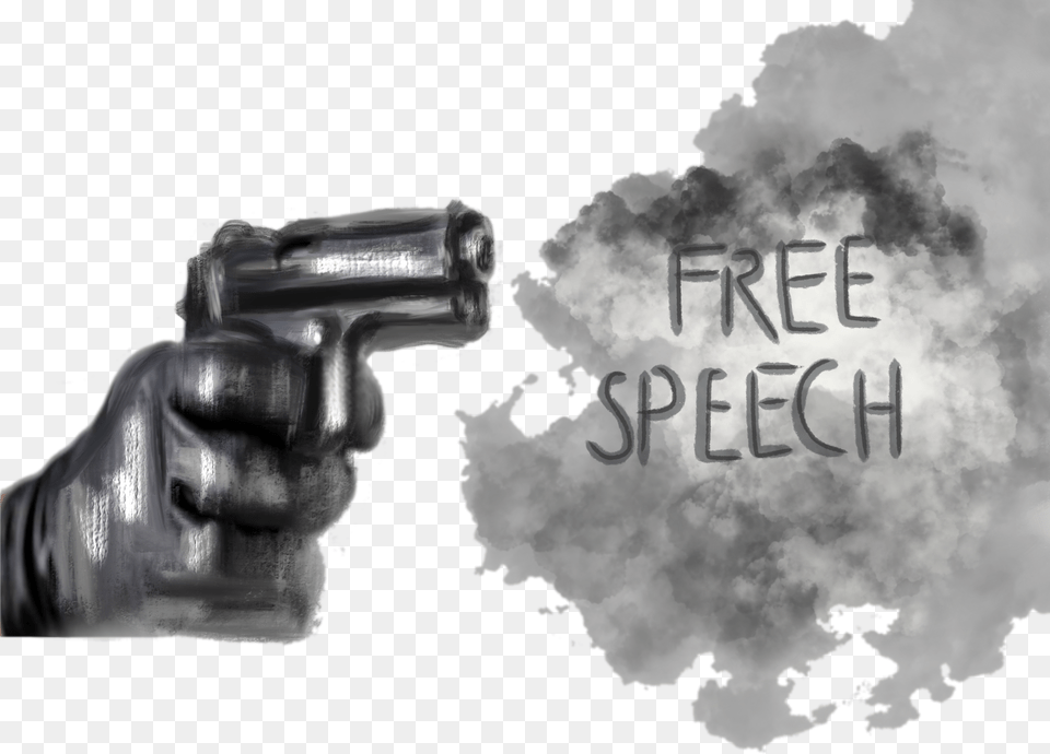 Freespeech Meinungsfreiheit Weapon Peace Freedom, Firearm, Gun, Handgun, Adult Free Png Download