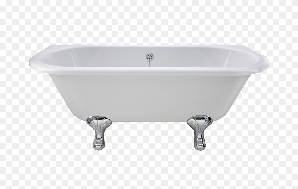 Freestanding Bath Side View Transparent Bathtub, Bathing, Person, Tub, Hot Tub Free Png Download