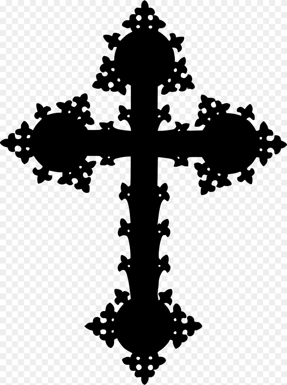 Freestanding Cross Graphic Library Download, Gray Free Transparent Png