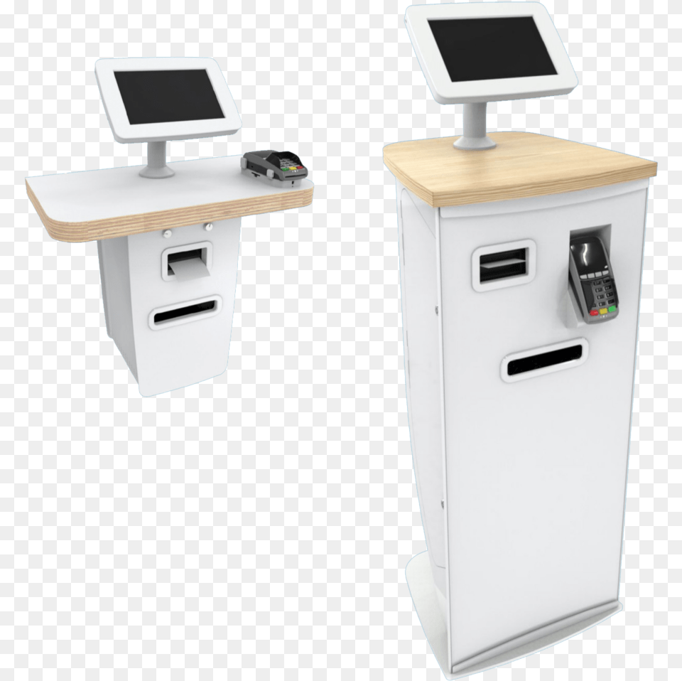 Freestanding With No Screen Computer Desk, Kiosk, Table, Furniture, Mailbox Png Image