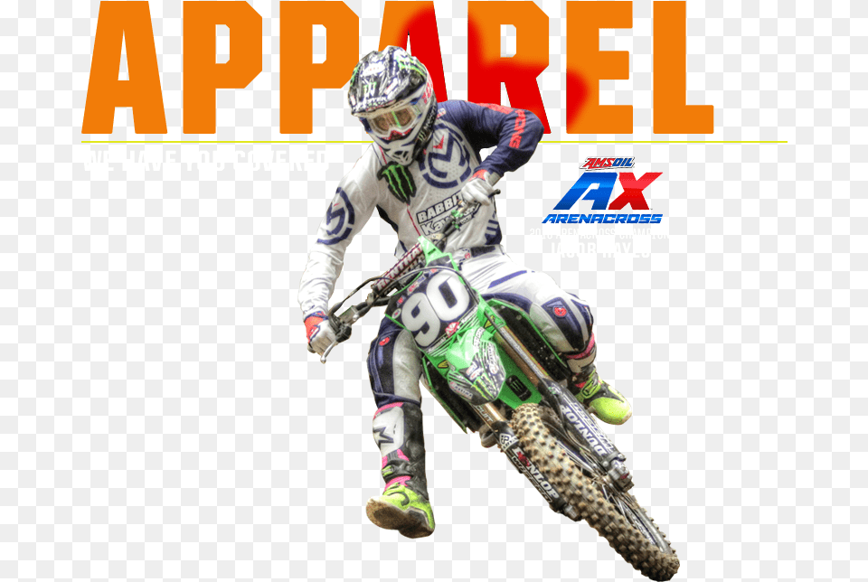 Freestyle Motocross Motorcycle, Transportation, Vehicle, Helmet, Person Free Transparent Png