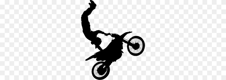 Freestyle Motocross Motorcycle Stunt Riding Bicycle Gray Free Png Download