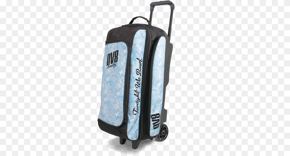 Freestyle Triple Bowling Ball Roller Freestyle Triple Bowling Ball Roller Blue Swirl, Bag, Baggage, Backpack Free Png