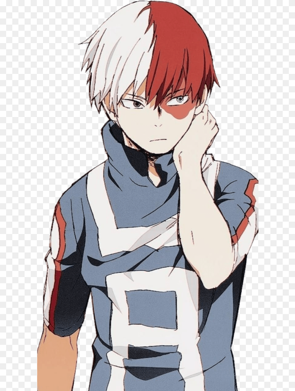 Freetoedit Anime Animeboy Myheroacademia Todoroki Male Anime Bad Boy, Book, Comics, Person, Publication Png