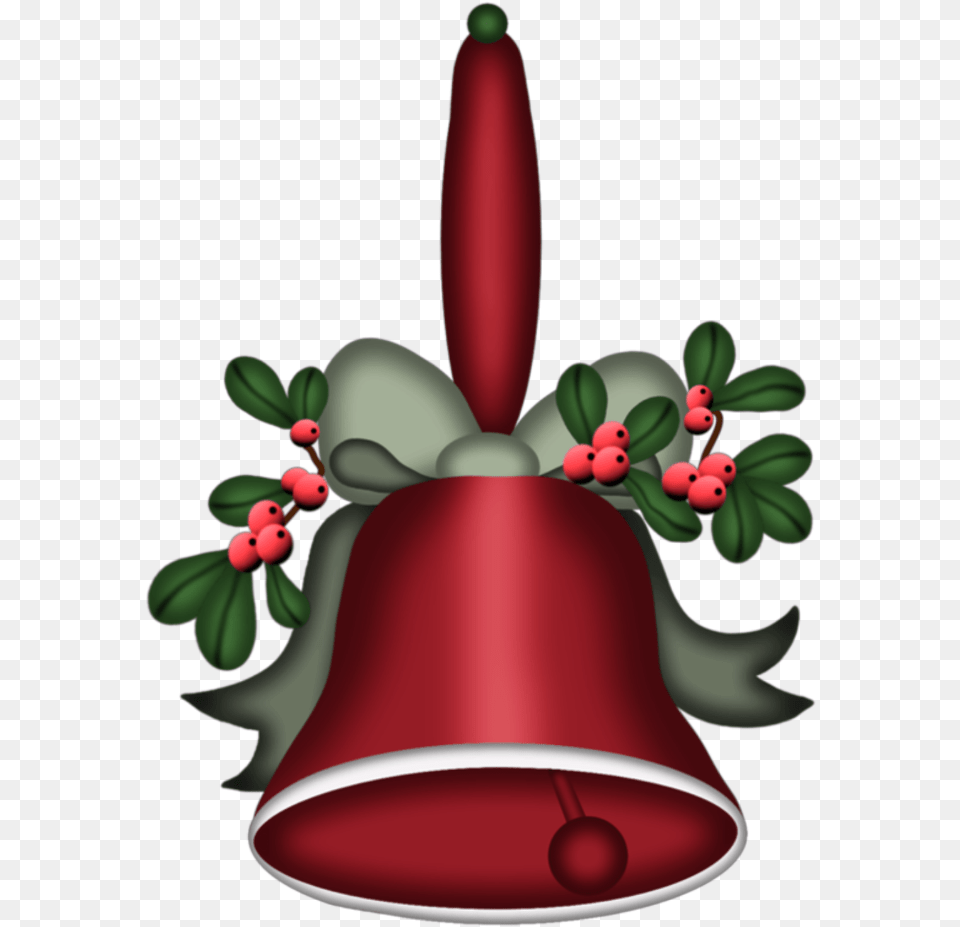 Freetoedit Bell Christmas Red Holly Leaves Freetoedit Church Bell Png