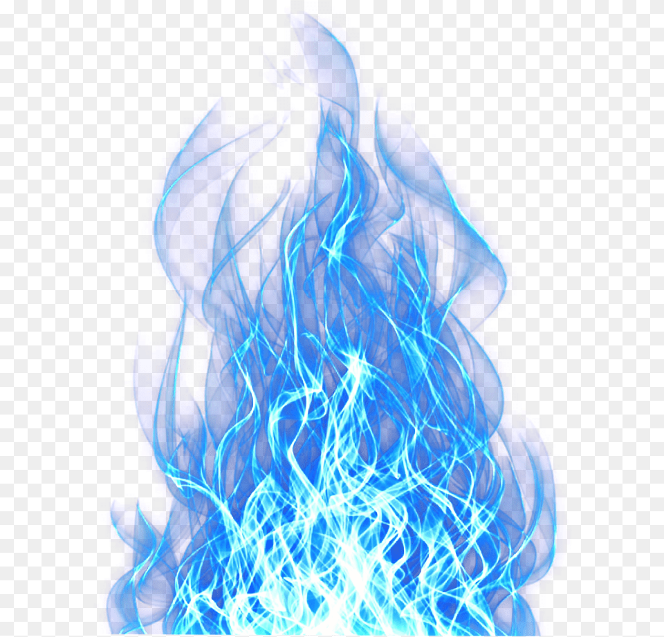 Freetoedit Bluefire Blue Fire Effect, Flame, Person, Pattern, Accessories Free Png Download