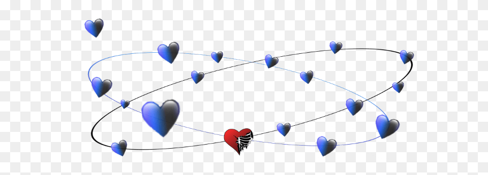 Freetoedit Blueheartcrown Blackheartcrown Heartcrown Heart, Network, Nature, Night, Outdoors Png Image